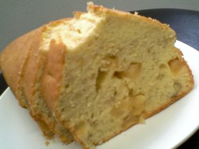 ★林檎とバナナのふわふわパウンドケーキ☆