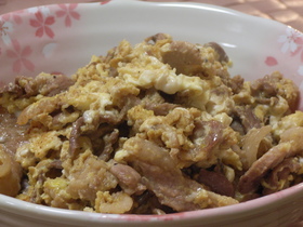 人気ＮＯ．１☆節約☆　豚肉　たまご