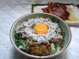 栄養満点☆おいしいなっとう丼