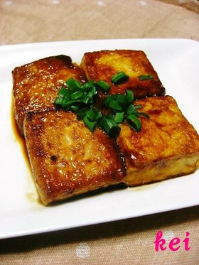 豆腐の照り焼き
