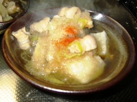 揚げ野菜＆餅のみぞれがけ