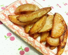 子供が喜ぶ☆アイダホ甘辛ポテトバター風味