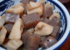 蒟蒻とレンコンの煮物