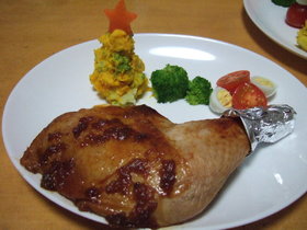 クリスマスに☆照り焼きローストチキン