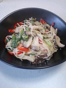 デリ風洒落た即席そうめん