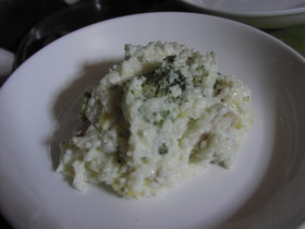 あるものでチーズリゾット