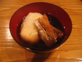 黒豆のおぜんざい　