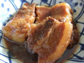 にんにく風味の豚角煮♪