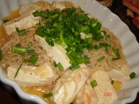 しらたき＆豆腐☆たらこ炒め
