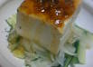 <さっぱり！>豆腐の梅ドレサラダ