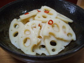 レンジ酢ばす (酢れんこん)