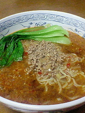 簡単！手軽に。。美味しいぃ～♪坦々麺