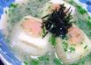 **明太子とほうれん草の揚げだし豆腐**