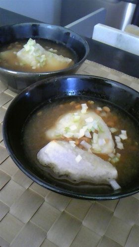 納豆おろしの雑煮☆