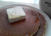 朝ごはんに♪クリチ＆メープルのパンケーキ