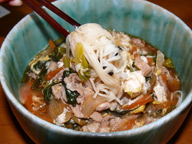 余った素麺と野菜で☆あんかけにゅうめん
