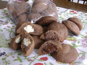 チョコ＆クリームチーズｉｎクッキー