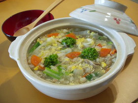 *花咲く♪春の*卵雑炊
