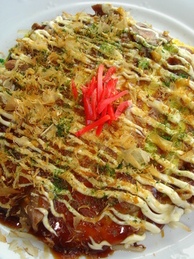 お好み焼き風ローカーボ焼き。