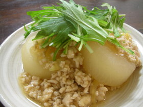 大根のあっさりあったか鶏あんかけ