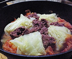 キャベツのコンビーフ煮