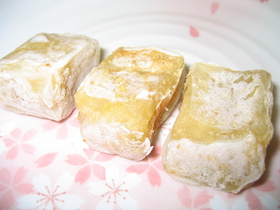 焼き芋で☆さつまいもきんつば