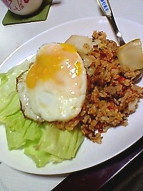 ナシゴレン風キムチ炒飯