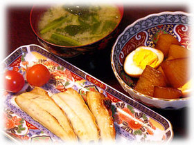 大根とゆで卵の煮もの