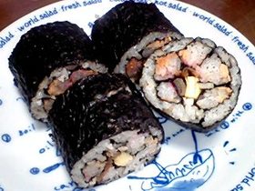 お花が可愛い☆恵方巻きぃ(*´∀｀*)