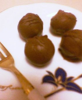 バレンタインに♪トリュフ風チョコケーキ