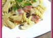 ♠エリンギとベーコンブルーチーズパスタ♠