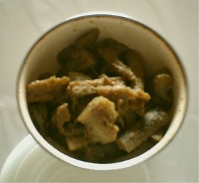 ごぼうの甘辛味噌煮