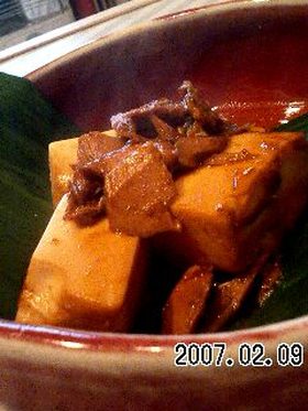 なまりぶしとお豆腐の甘辛煮☆