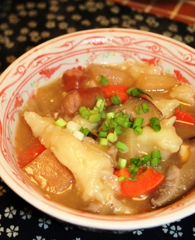 ●大分名物●あったかだんご汁(すいとん)