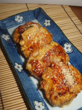お弁当おかず♪ささみと大葉のつくね