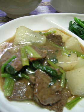 牛バラ肉と大根の煮込み☆