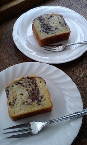 チョコとバナナのパウンドケーキ