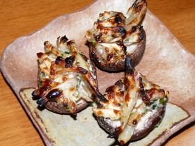 簡単おつまみ☆椎茸のマヨちー焼き