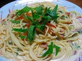 豆乳からすみパスタ