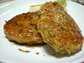 ヘルシー!ごぼうと大豆のつくね♪