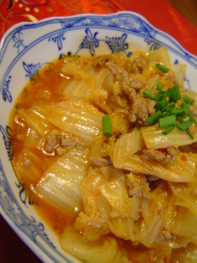 ピリ辛　麻婆白菜