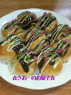 簡単に♪たこ焼き!?シュークリーム!!♪