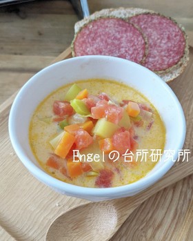 新鮮トマトの野菜スープ【カナダ料理】
