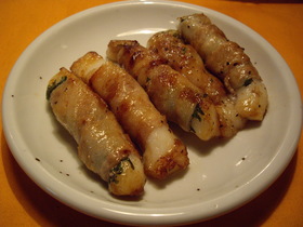 我が家のおすすめ！おもちとしその豚肉巻き