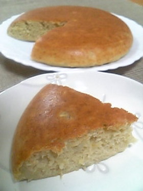 炊飯器まかせの　簡単バナナケーキ