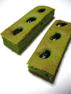 * 抹茶スティックケーキ *