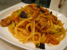 コリアン風★焼きうどん