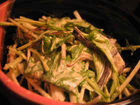 水菜のサラダ☆明太マヨ和え
