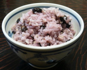 藤ご飯(黒豆ご飯)