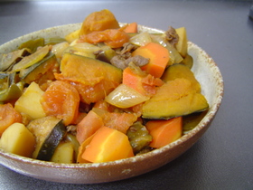 夏野菜の炒め煮
